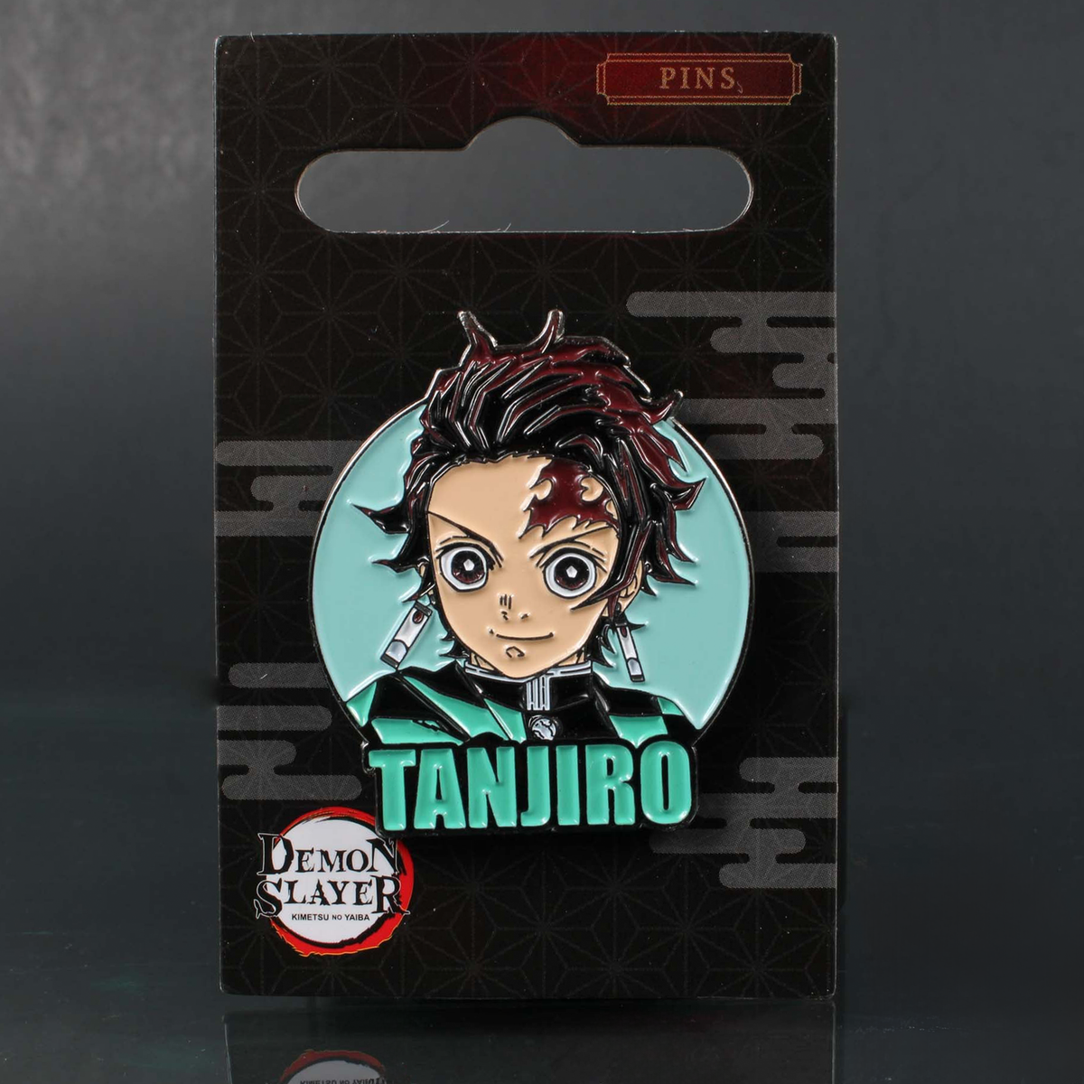 Demon buy slayer Tanjiro tarot enamel pin