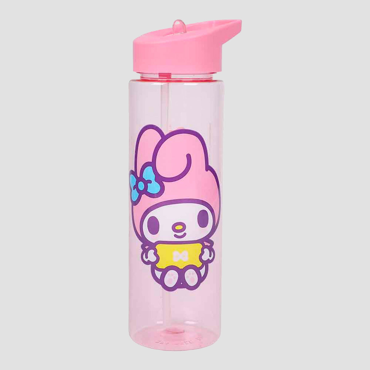 Hello Kitty Kuromi Decor Straw Water Bottle My Melody - Temu