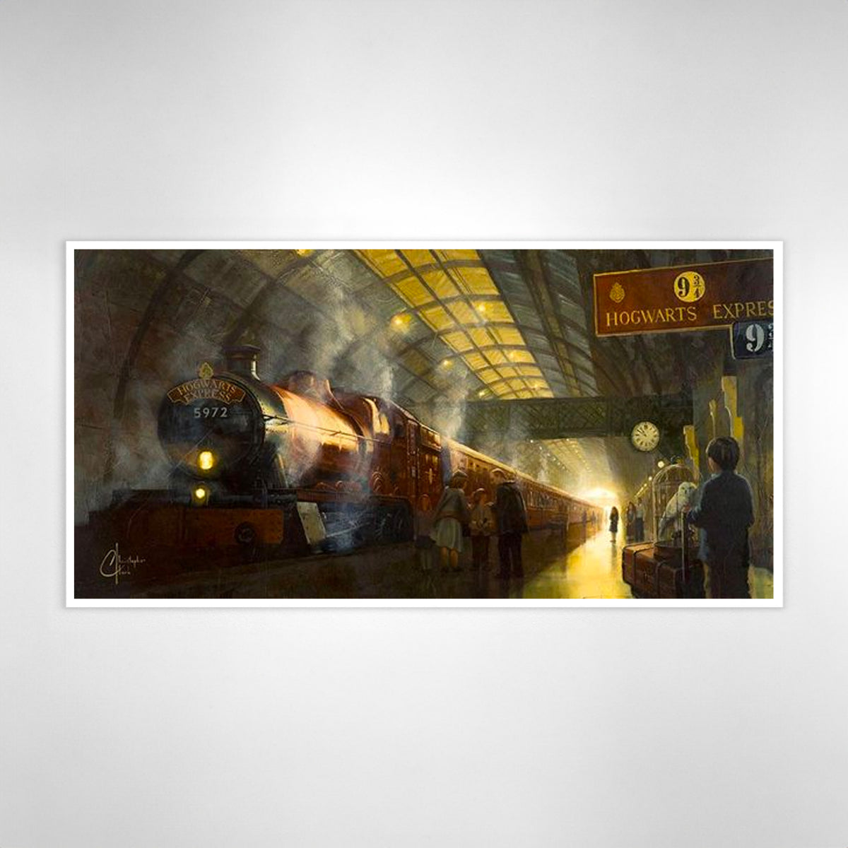 Platform 9 and 3/4 (Harry Potter) Hogwarts Express Premium Art