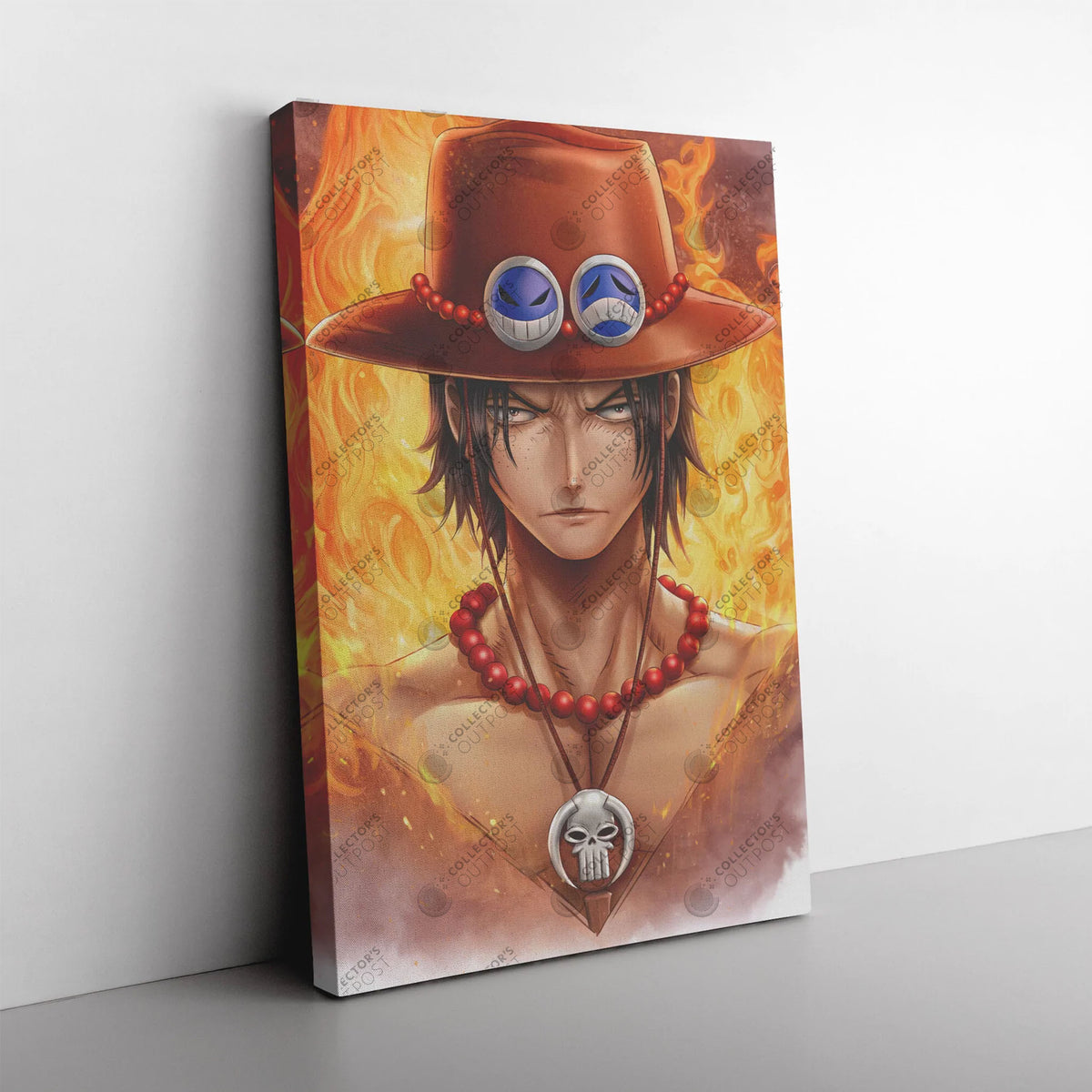 One Piece Ace - Full Round - Diamond Painting (30*40cm)-468005