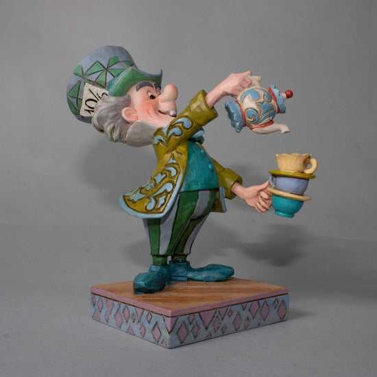 Mad Hatter "A Spot of Tea" Alice in Wonderland Disney Traditions Statue