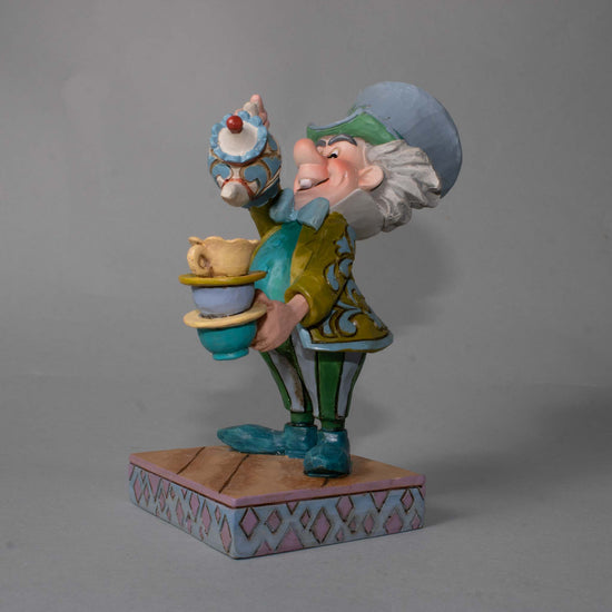 Mad Hatter "A Spot of Tea" Alice in Wonderland Disney Traditions Statue