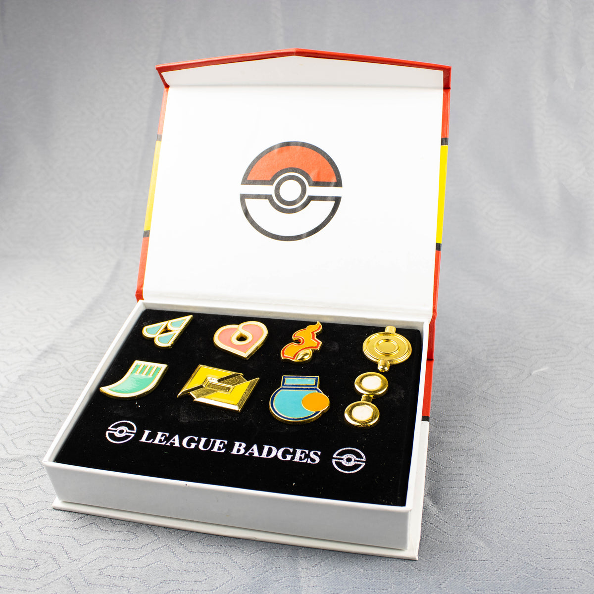 Collect these awesome Pokemon Gym Badges 