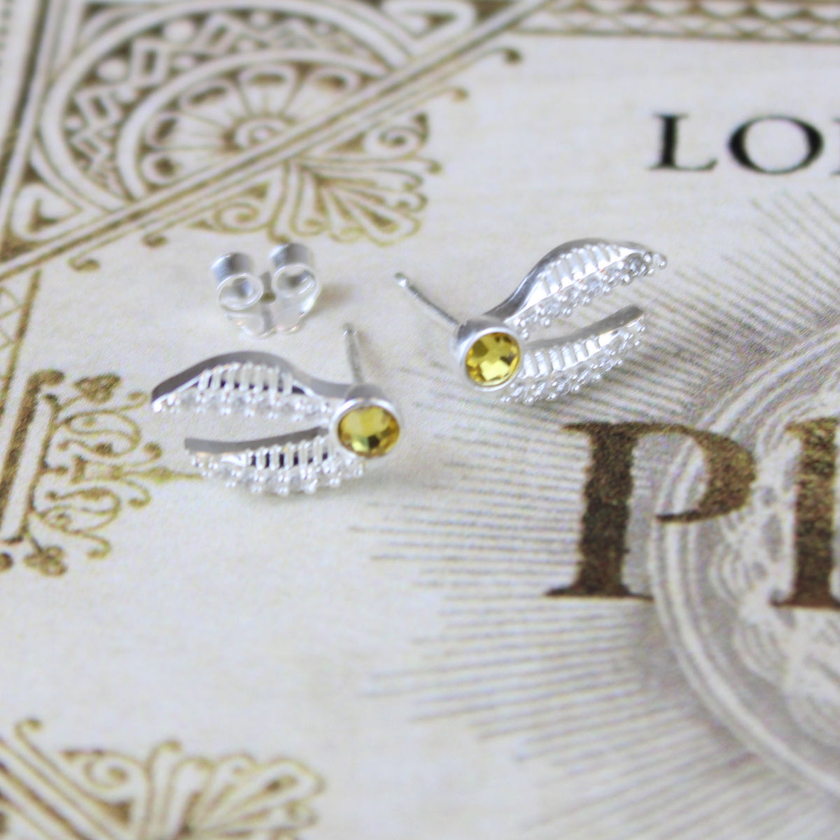 Harry Potter Golden Snitch Earrings