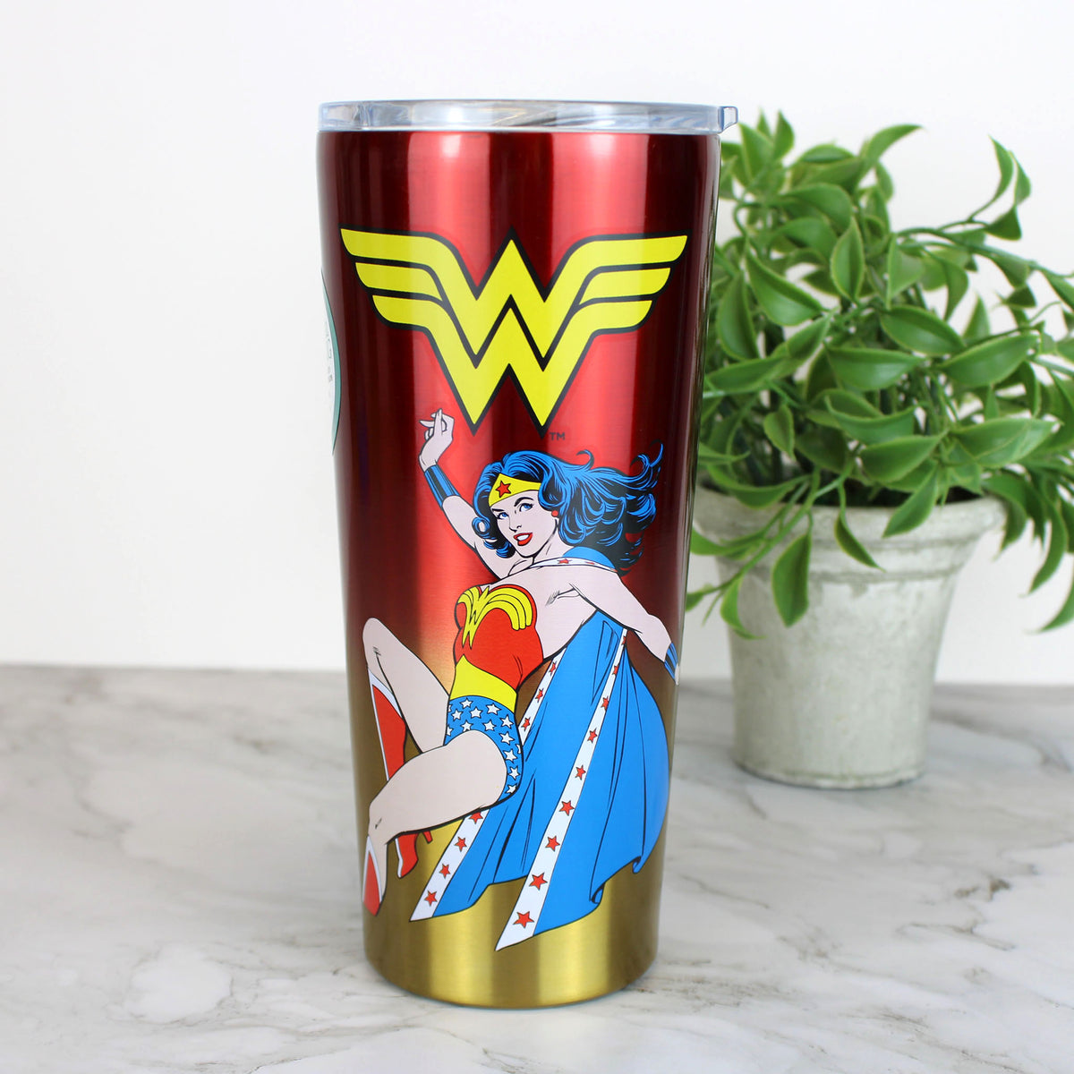 Wonder Woman (DC Comics) 24oz Stainless Steel Travel Cup with