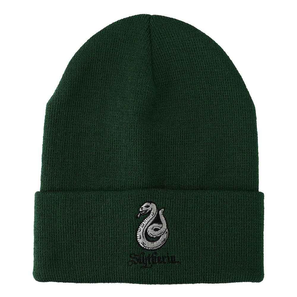 Slytherin Crest (Harry Potter) Embroidered Green Beanie Hat