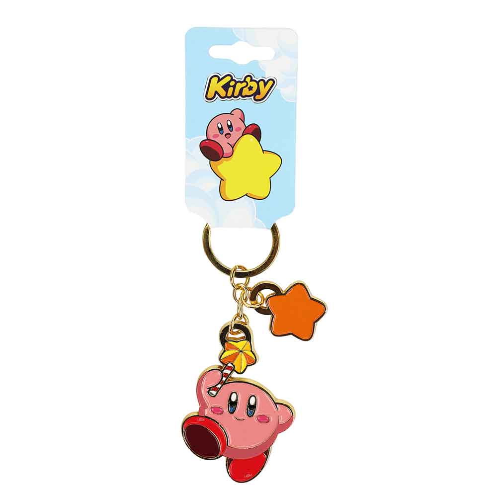 Kirby & the Warp Star Keychain