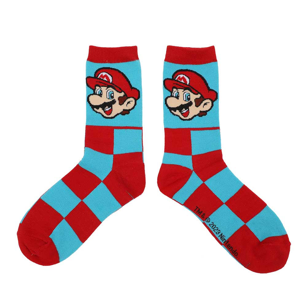 Super Mario Icons Women's 5 Pair Crew Socks