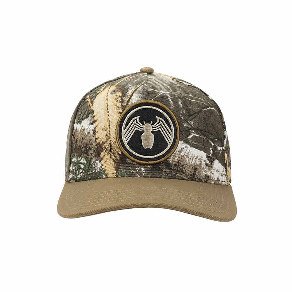 Marvel Venom Camo 3D Embroidered Curved Bill Snapback