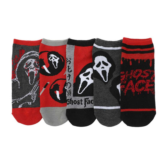 Scream Ghost Face 5 Pack Crew Socks