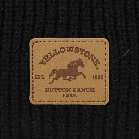 Yellowstone Dutton Ranch Logo Tall Cuff Beanie