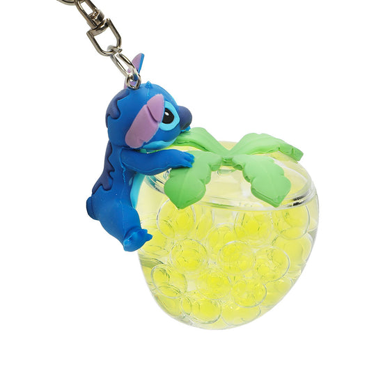 Disney Stitch Squishy Pineapple Wristlet Keychain