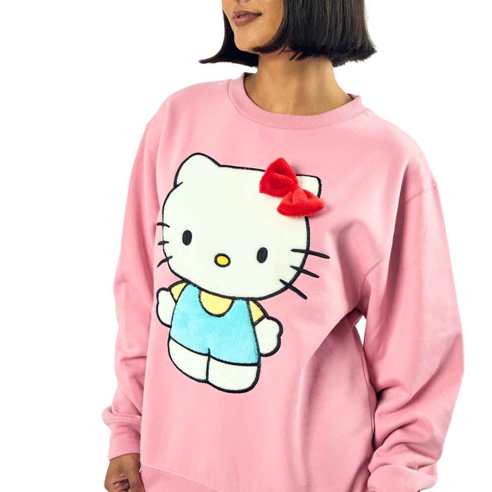 Hello Kitty 3D Bow Oversized Sweatshirt