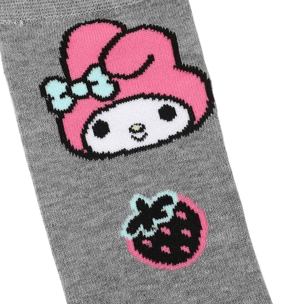 Sanrio Hello Kitty & Friends Mixed Character 5 Pair Crew Socks