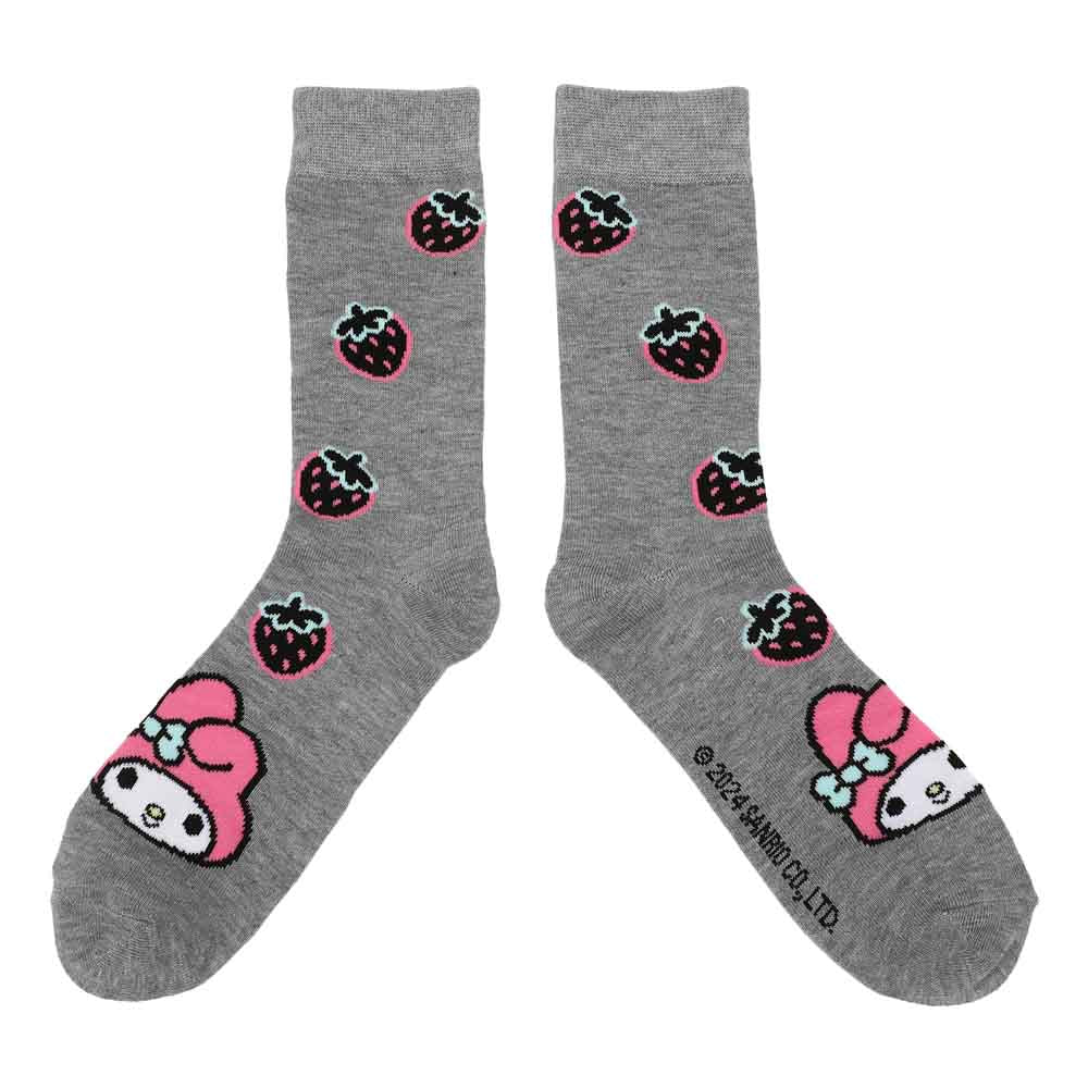 Sanrio Hello Kitty & Friends Mixed Character 5 Pair Crew Socks