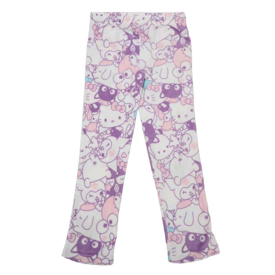 Hello Kitty & Friends Pastel Plush Fleece Pajama Pants