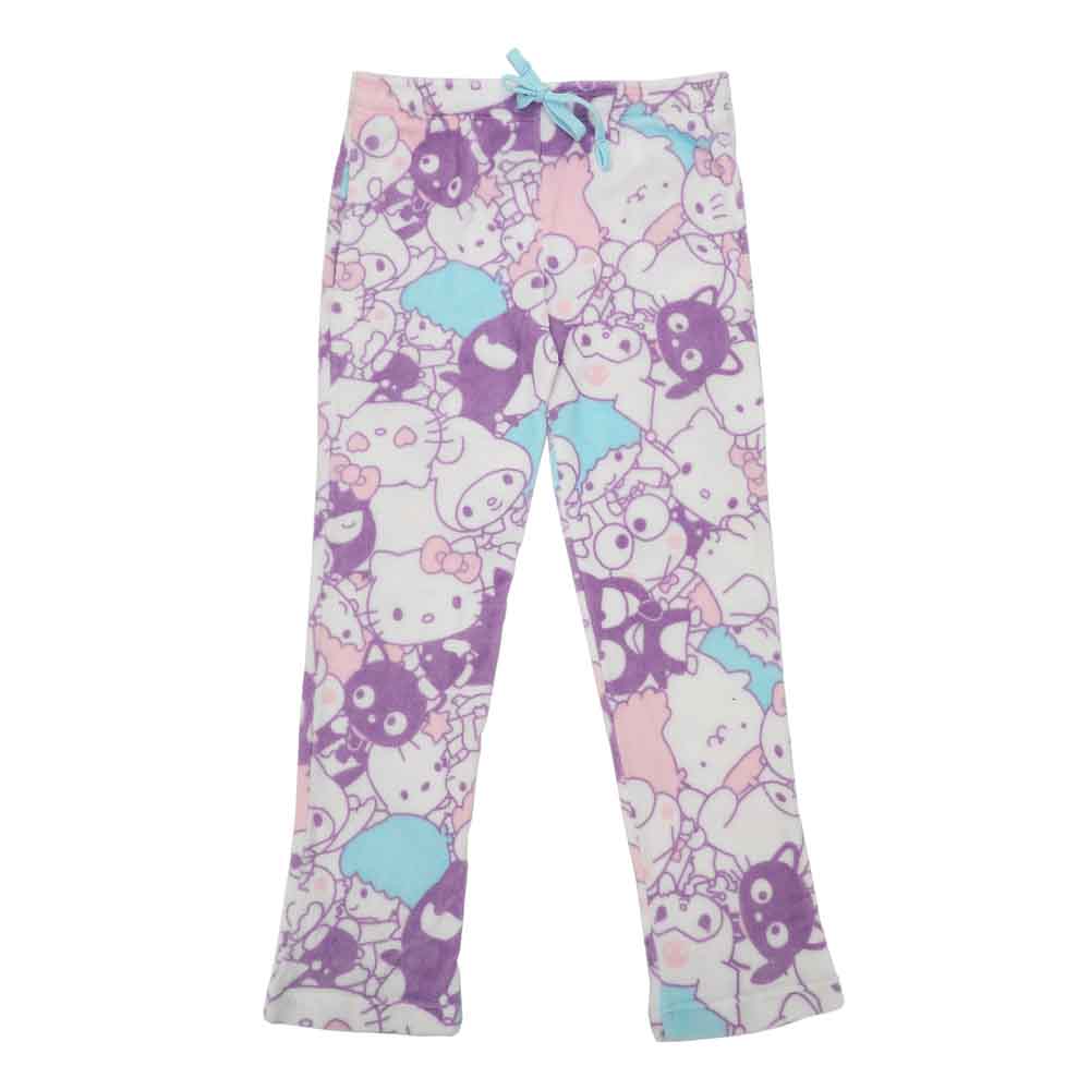 Hello Kitty & Friends Pastel Plush Fleece Pajama Pants