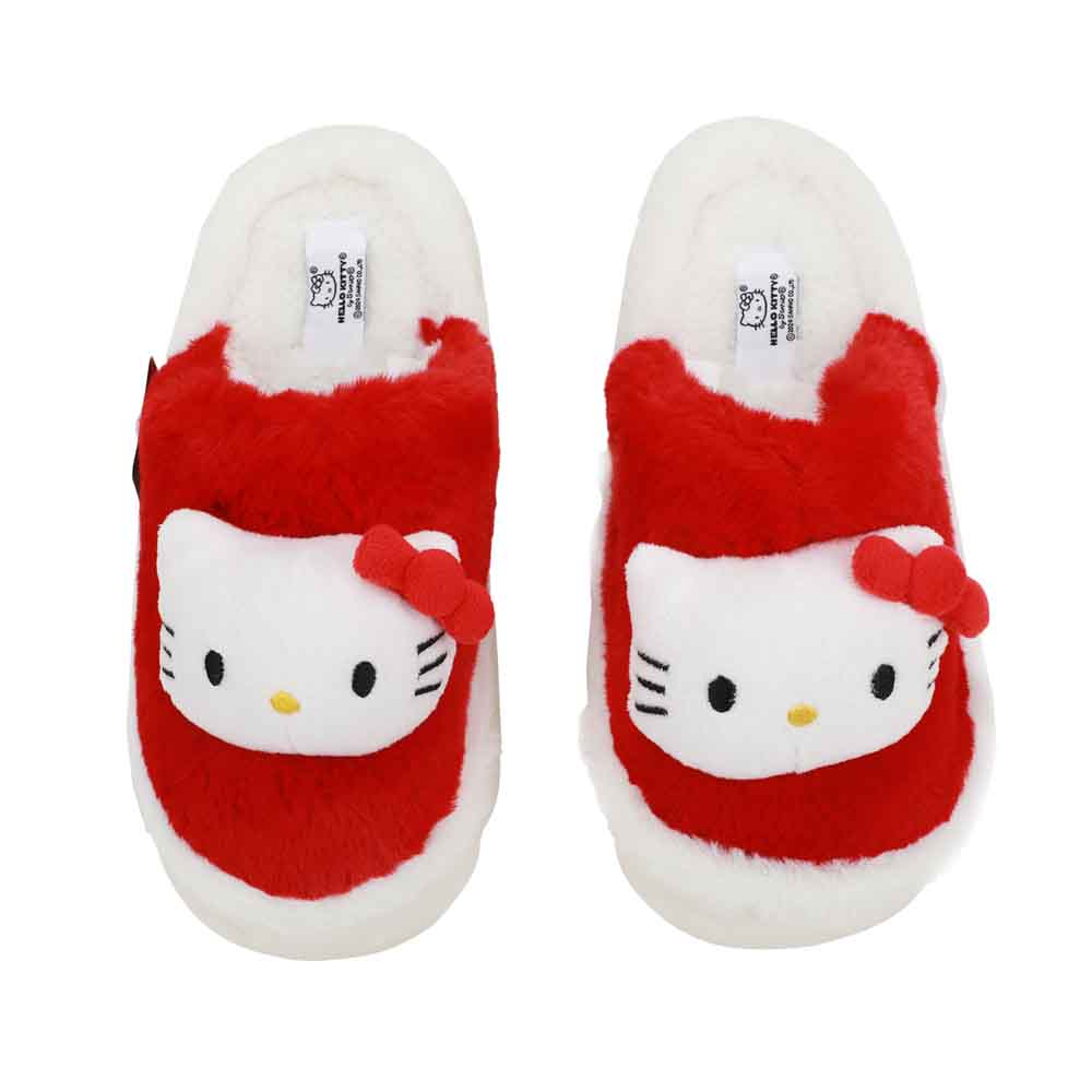 Hello Kitty Plush Character Slippers