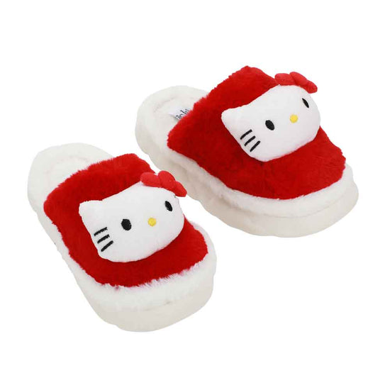 Hello Kitty Plush Character Slippers