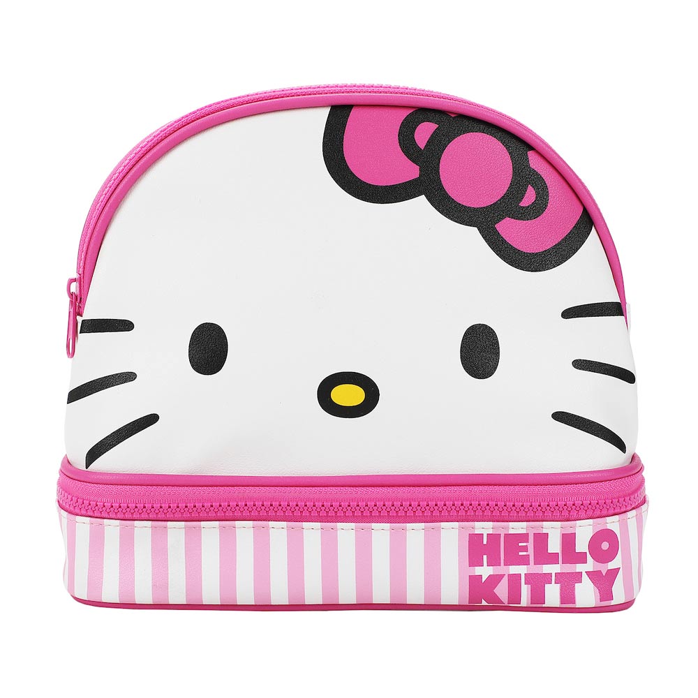 Hello Kitty Domed Bottom Zip Cosmetic Bag