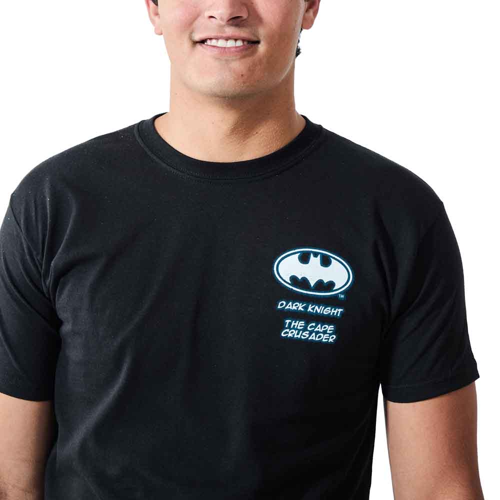 DC Comics Batman Dark Knight Front & Back Graphic Tee