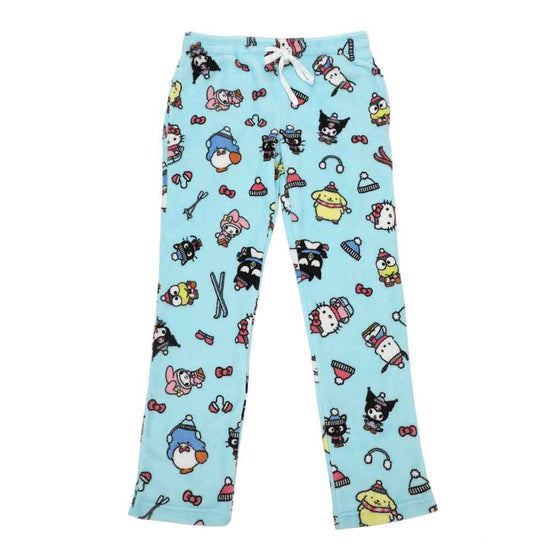 Sanrio Hello Kitty & Friends Winter Plush Fleece Pajama Pants