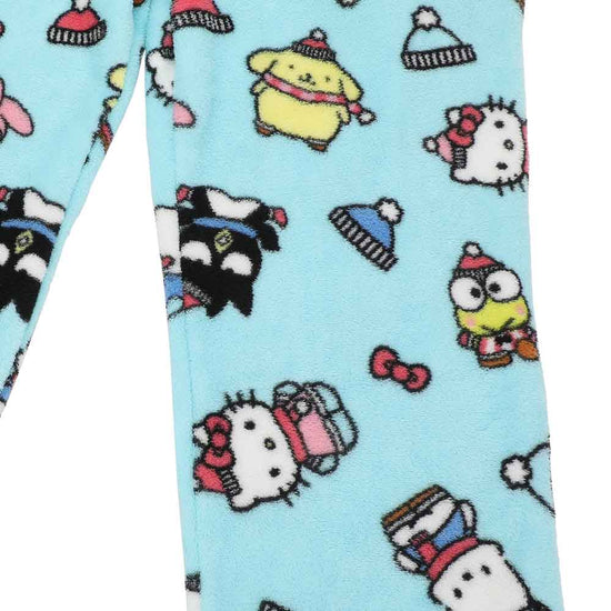 Sanrio Hello Kitty & Friends Winter Plush Fleece Pajama Pants