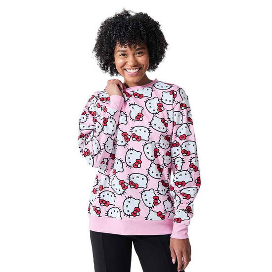 Sanrio Hello Kitty AOP Crewneck Sweatshirt