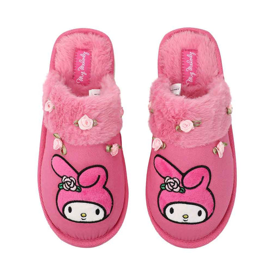 Sanrio My Melody Faux Fur Rose Women's Slippers