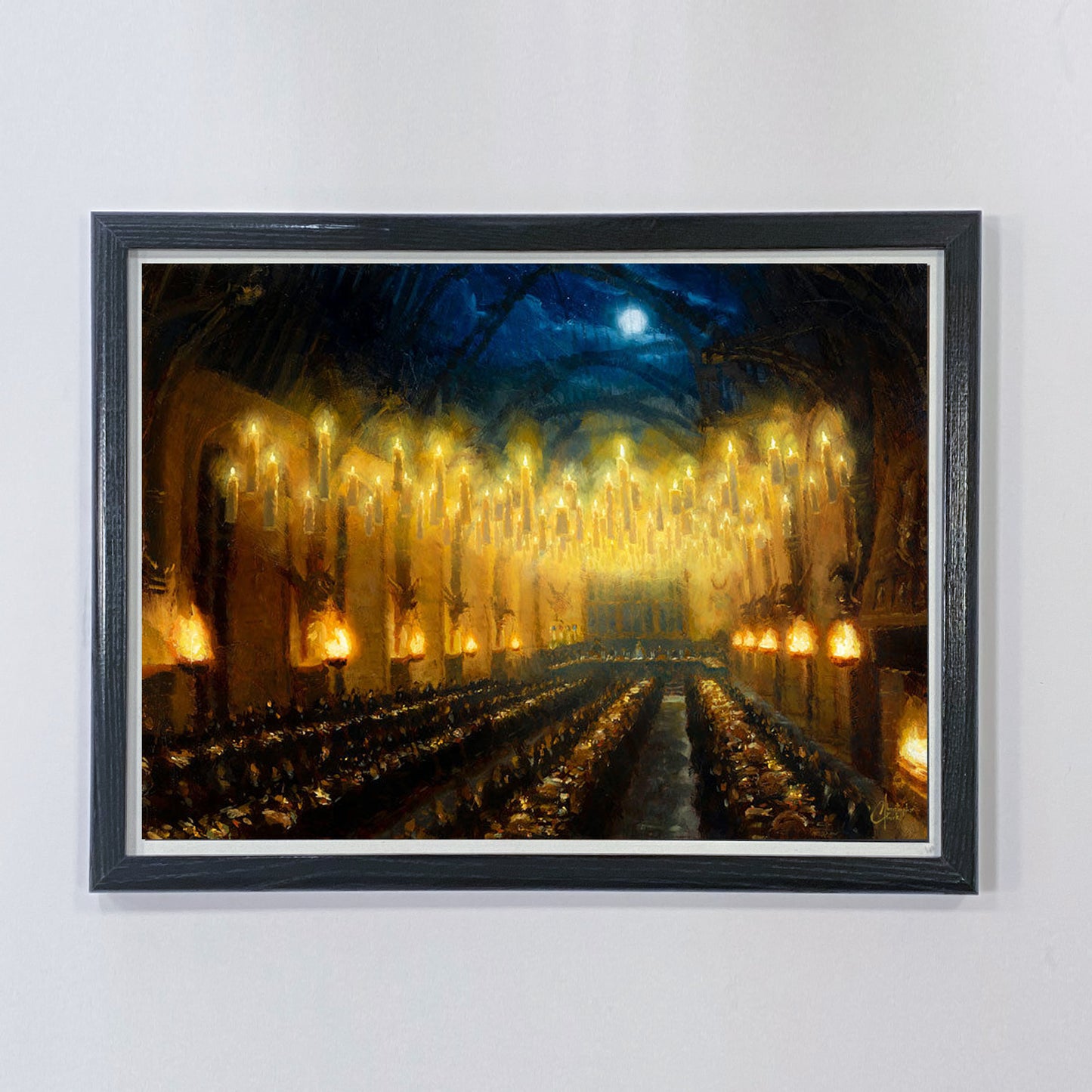 Hogwarts Great Hall (Harry Potter) Art Print by Christopher Clark