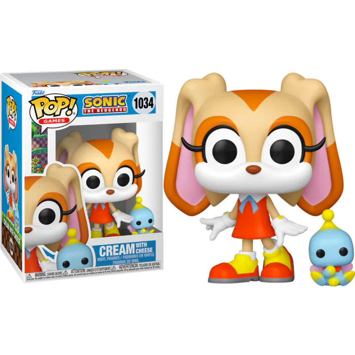 Sonic The Hedgehog Cream with Cheese Funko Pop! Games  #1034