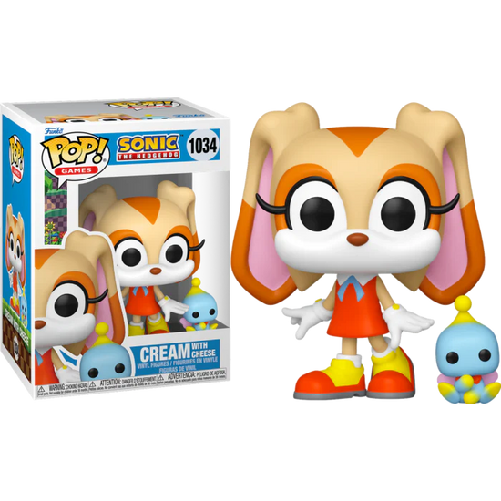 Sonic The Hedgehog Cream with Cheese Funko Pop! Games  #1034