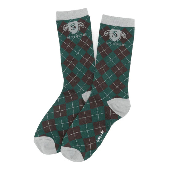 Harry Potter Slytherin Men's Crew Dress Socks