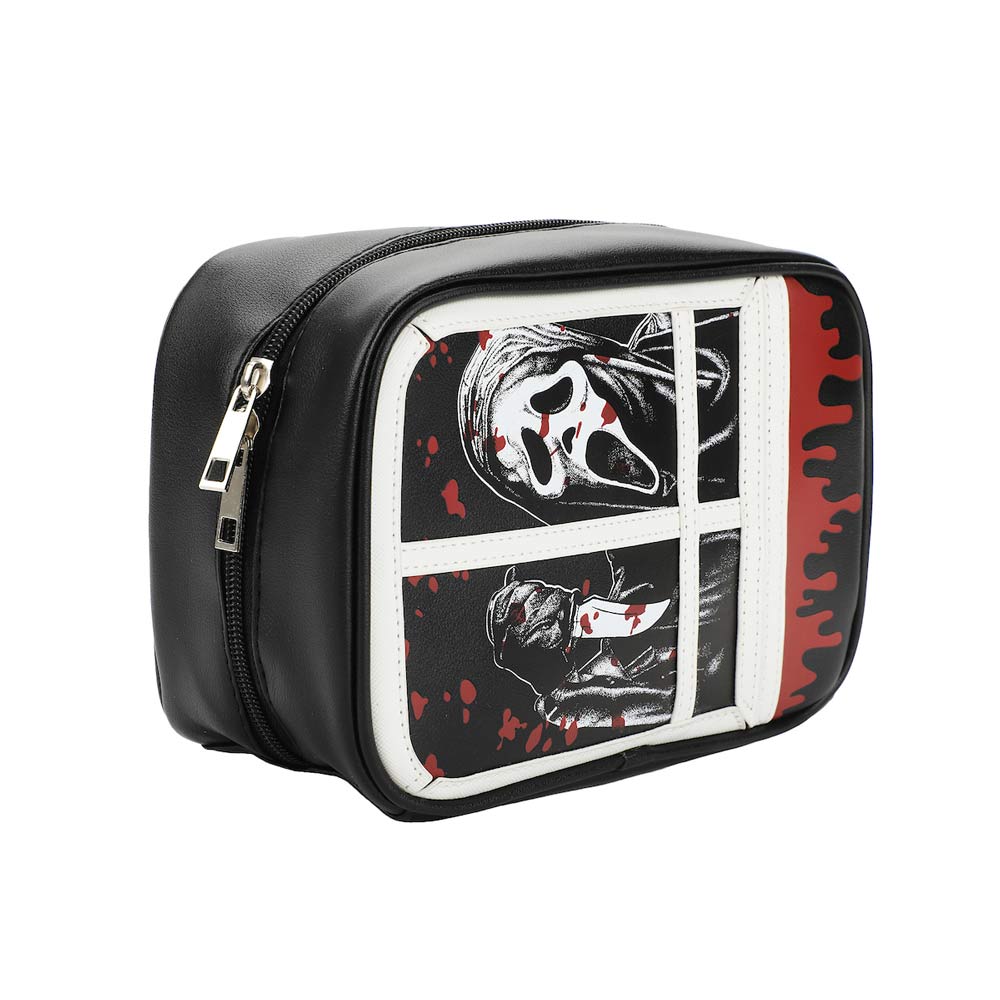 Ghost Face Window Travel Cosmetic Bag