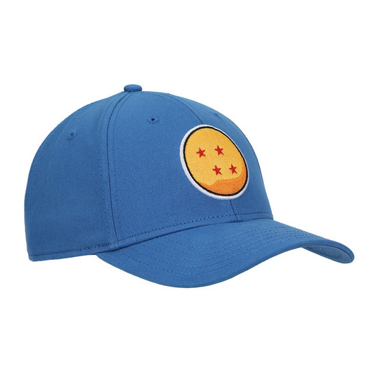 4-Star Dragon Ball Embroidered Curved Bill Snapback Hat