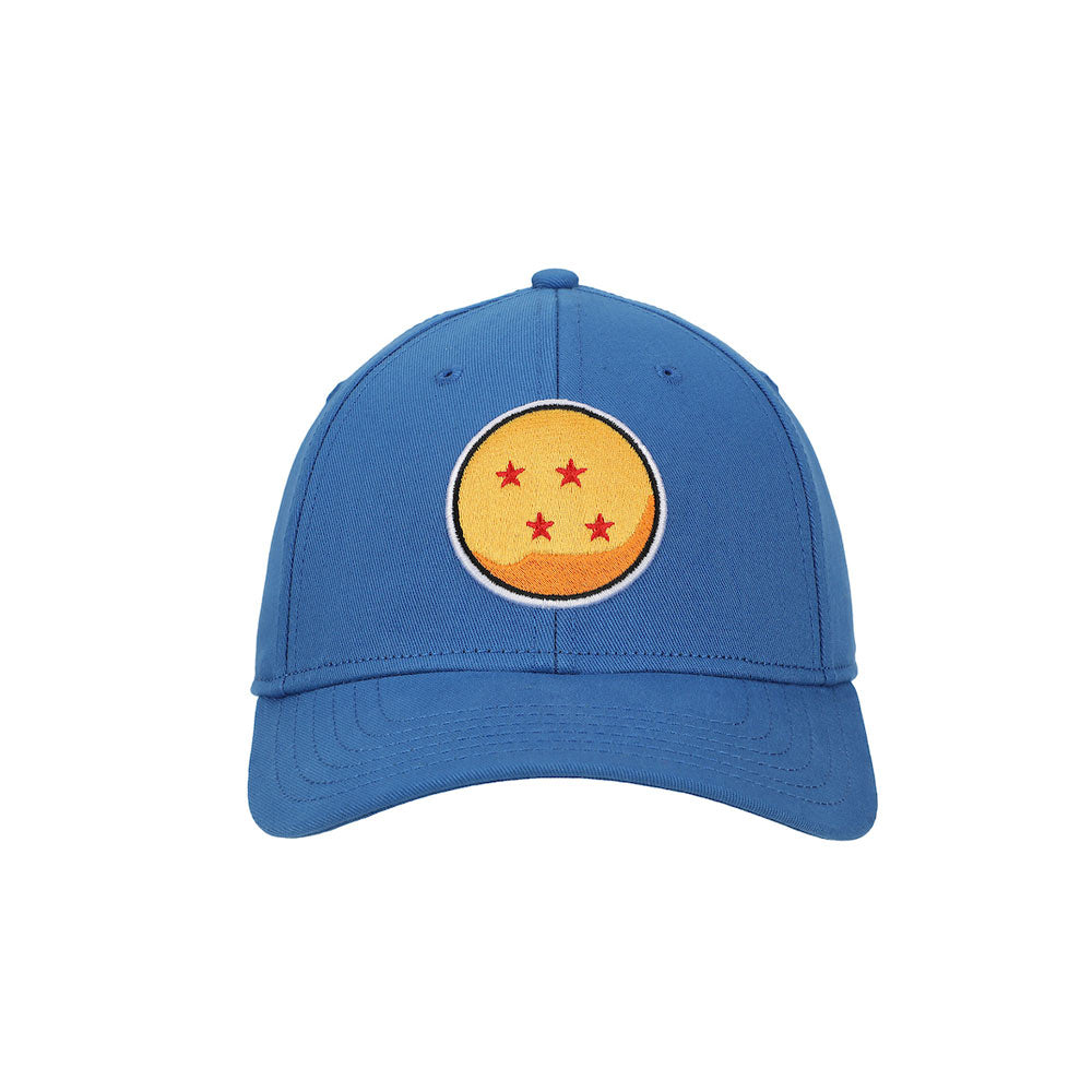 4-Star Dragon Ball Embroidered Curved Bill Snapback Hat