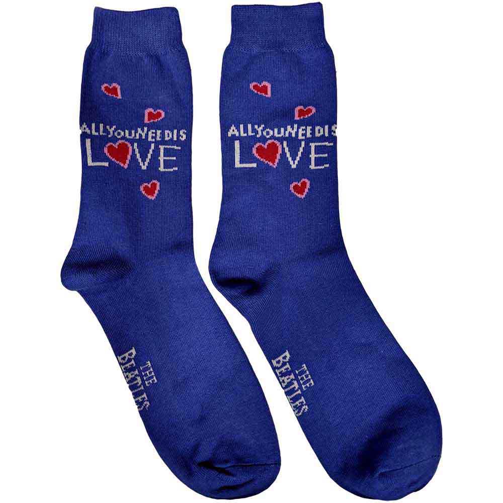 The Beatles All You Need is Love Crew Socks