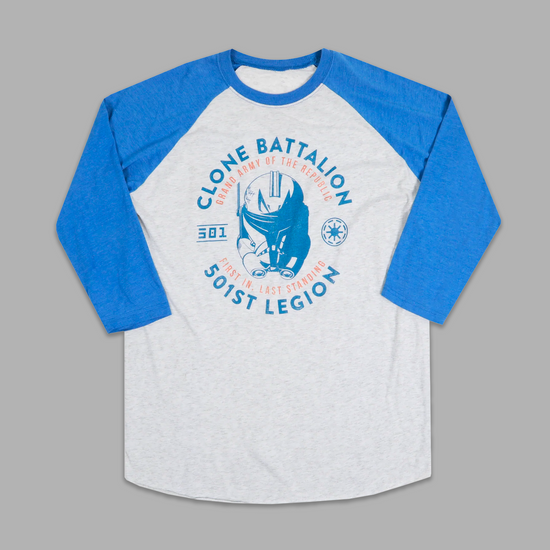 501st Clone Battalion (Star Wars) Raglan Shirt by Heroes & Villains