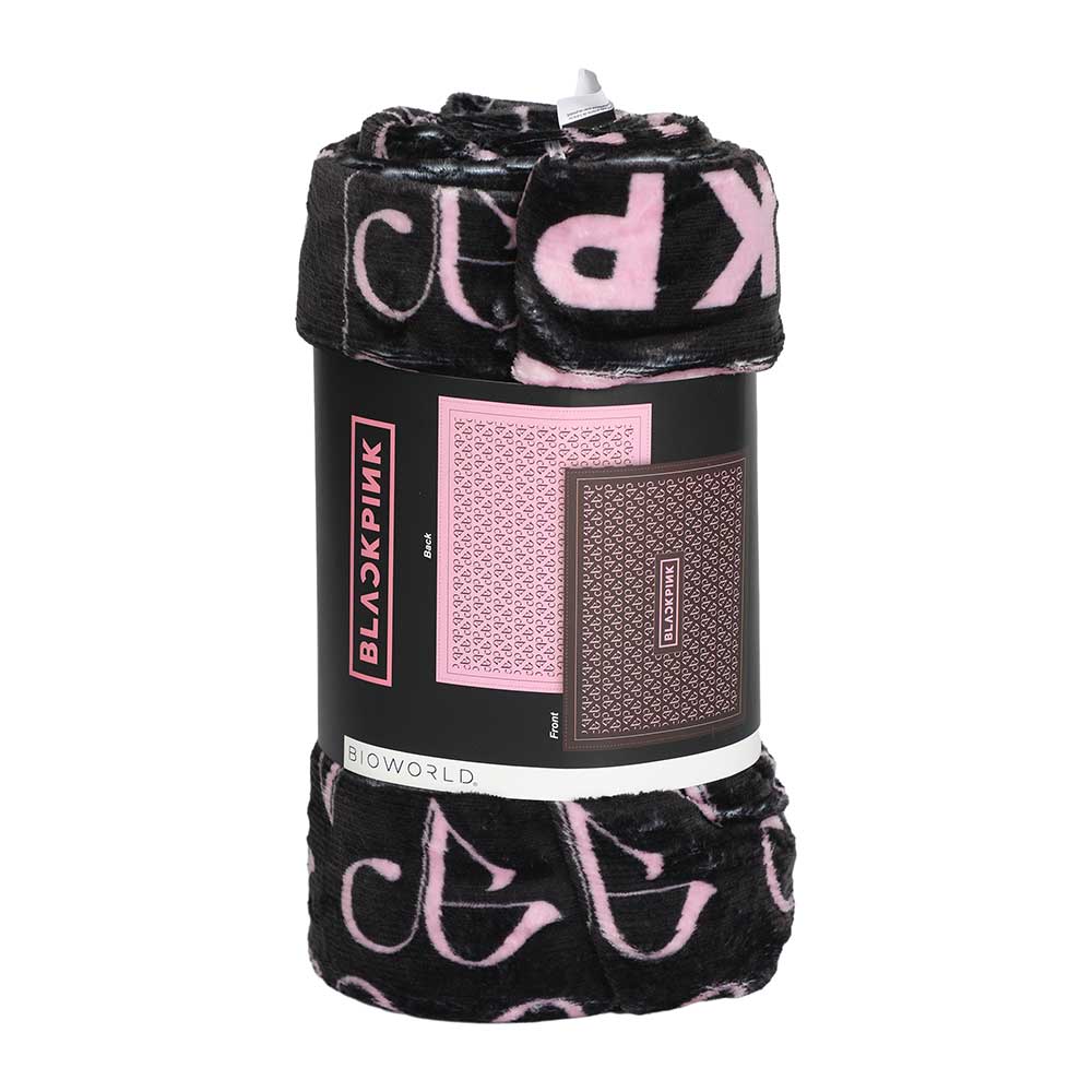 BlackPink Double Sided Fleece Throw Blanket