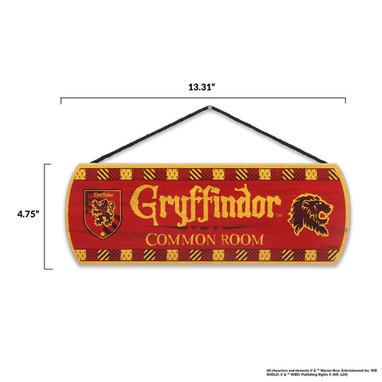 Harry Potter Gryffindor Common Room Hanging Wooden Wall Sign