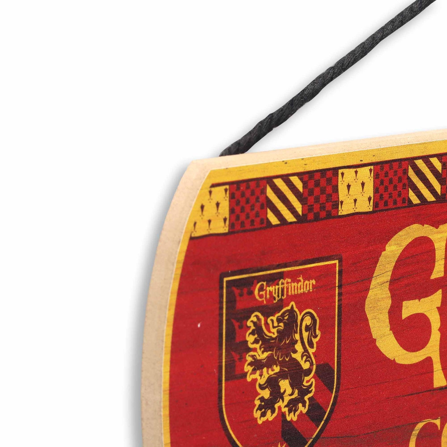 Harry Potter Gryffindor Common Room Hanging Wooden Wall Sign