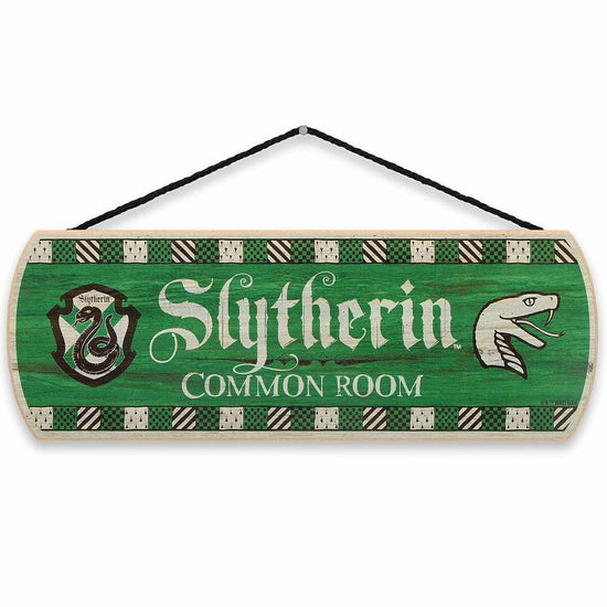 Harry Potter Slytherin Common Room Hanging Wooden Wall Sign