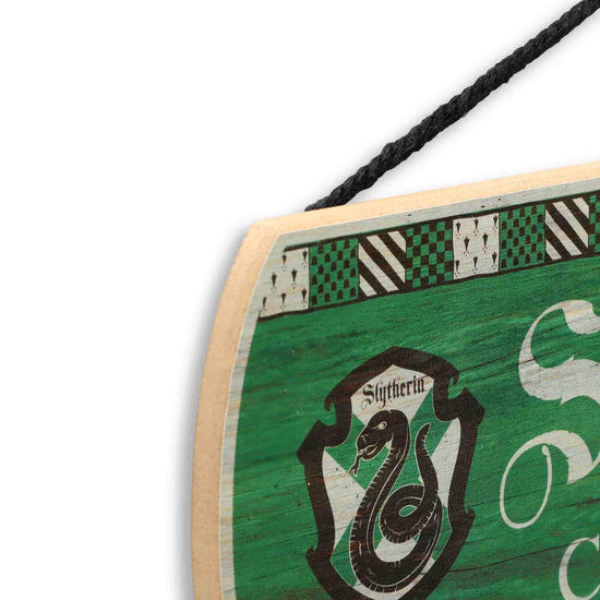 Harry Potter Slytherin Common Room Hanging Wooden Wall Sign