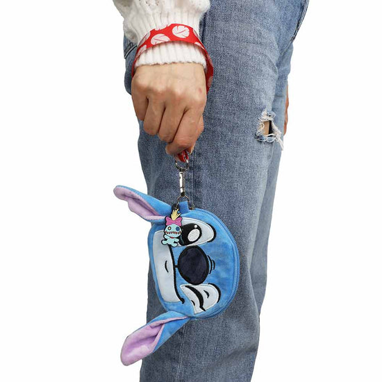 Stitch Plush Disney Wristlet Coin Pouch