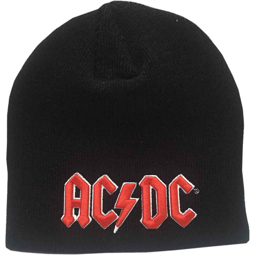 AC/DC Band Logo Embroidered Beanie