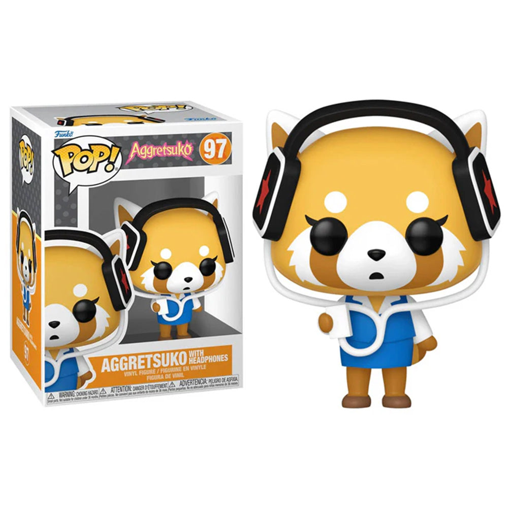 Sanrio Aggretsuko with Headphones Funko Pop! #97