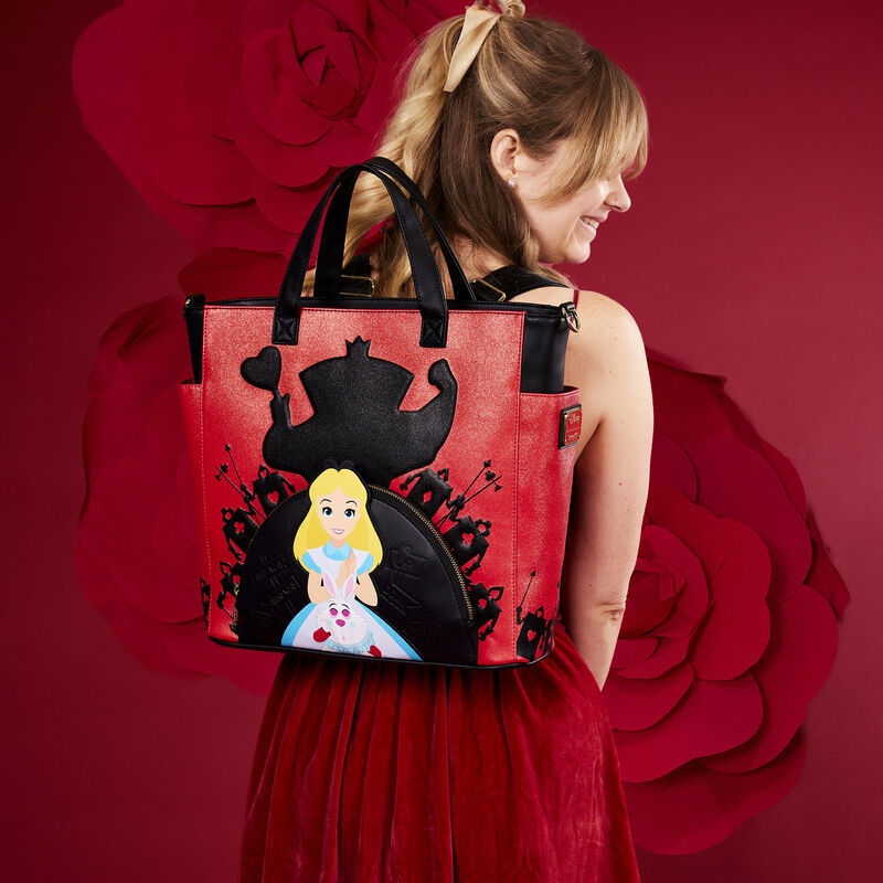 Alice in Wonderland Convertible Tote Bag by LoungeFly