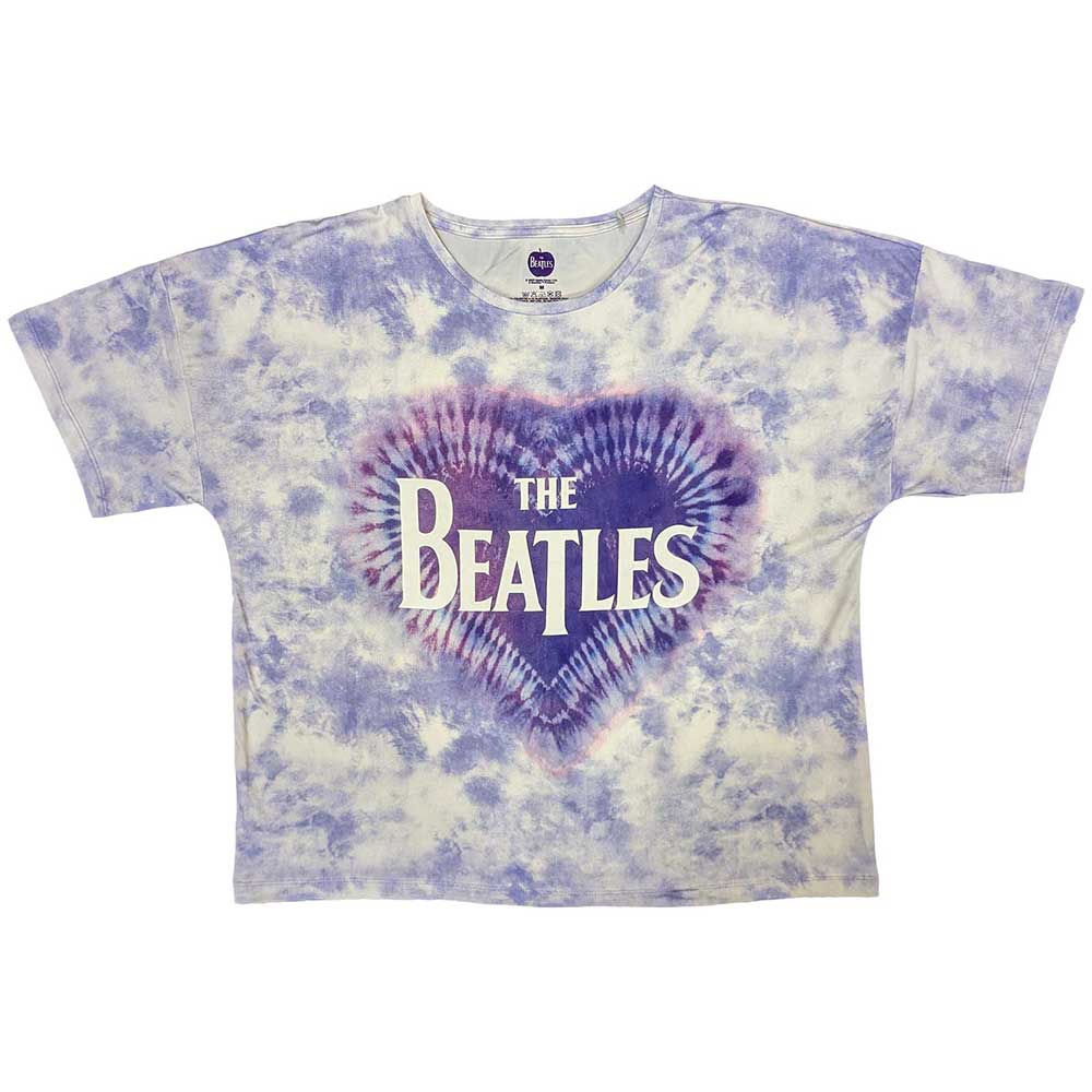 The Beatles Purple Heart Tie-Dye Pajama Set