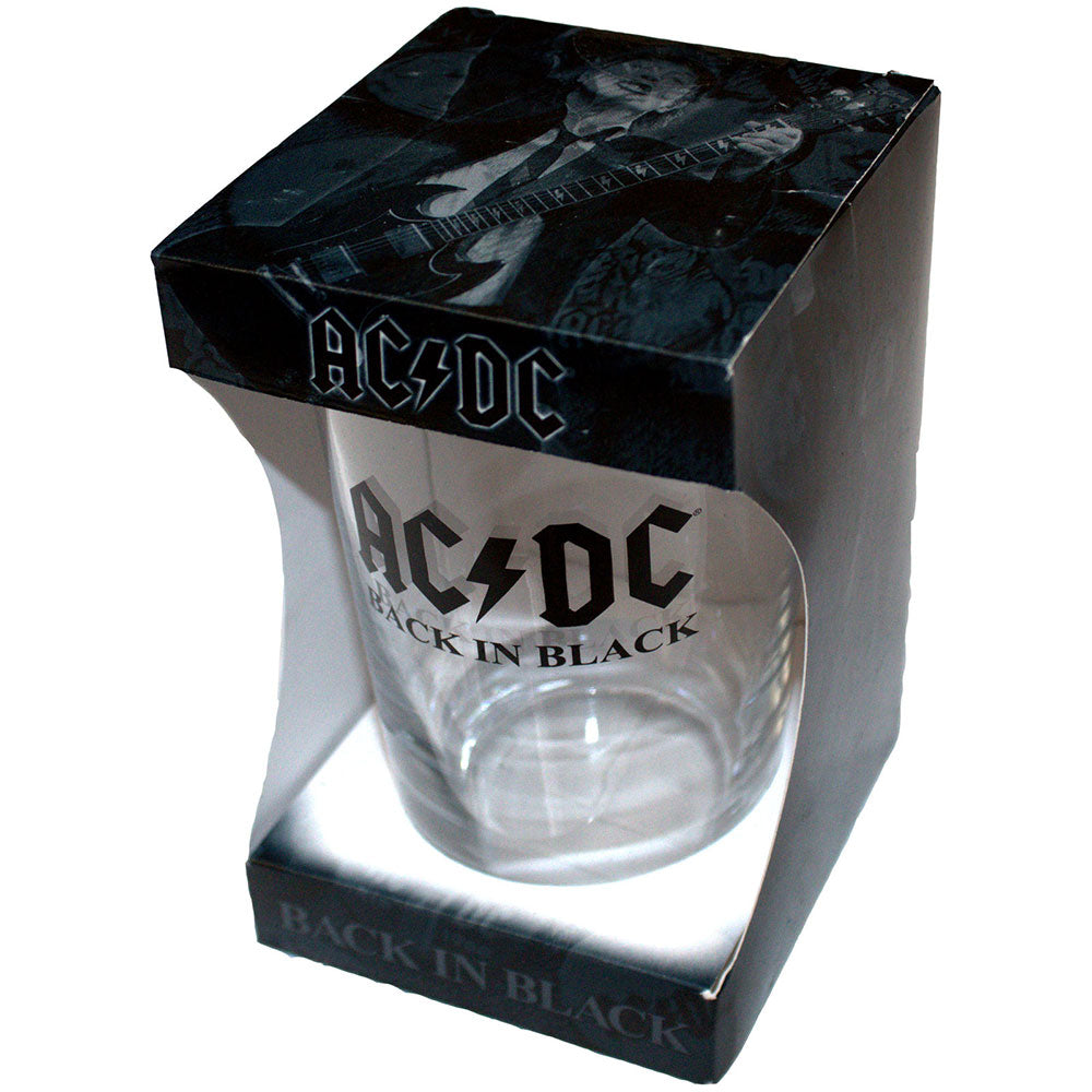 AC/DC Back in Black Pint Glass