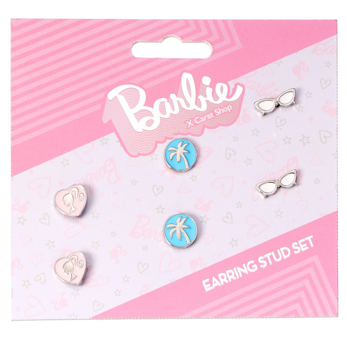 Barbie Stud Earrings set of 3